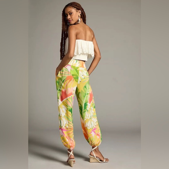 Farm Rio Banana Tropical Women's Balloon Pants Like New! - Picture 4 of 12